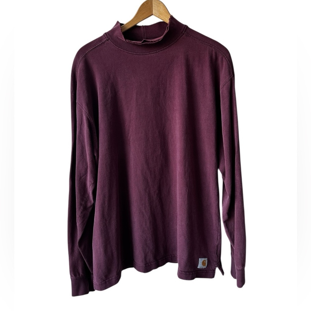 Carhartt Men's Port K203 PRT Mock Turtleneck Work Shirt